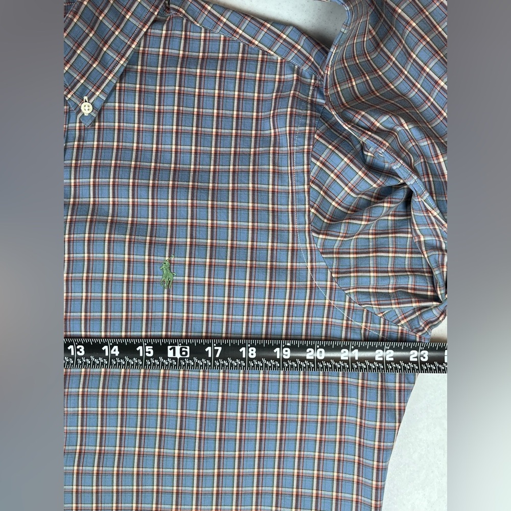 Ralph Lauren Men’s Plaid Long Sleeve Dress Shirt. Classic Fit. Medium. - Picture 5 of 9